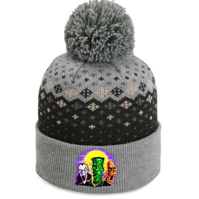 Frankenstein Halloween Monsters The Baniff Cuffed Pom Beanie