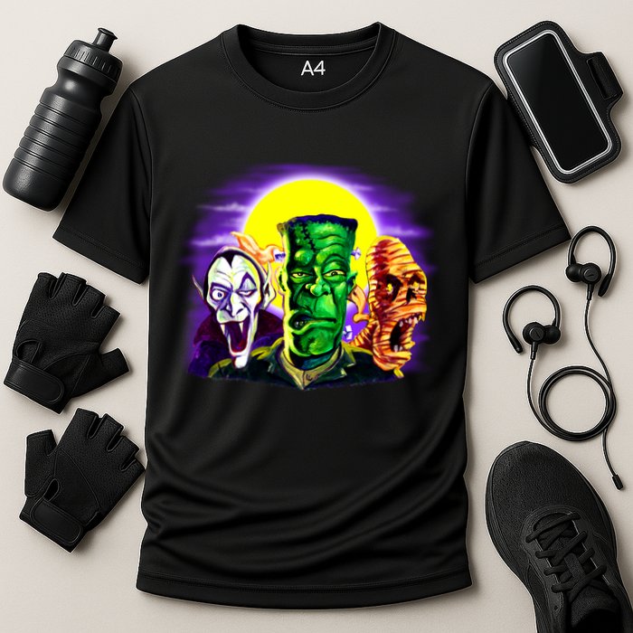 Frankenstein Halloween Monsters Cooling Performance Crew T-Shirt