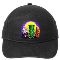 Frankenstein Halloween Monsters 7-Panel Snapback Hat