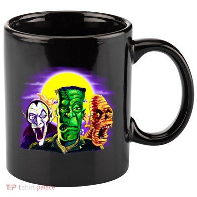 Frankenstein Halloween Monsters 11oz C Handle Ceramic Mug