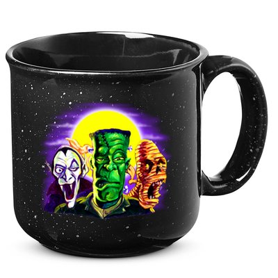Frankenstein Halloween Monsters 15oz Campfire Ceramic Mug