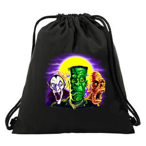 Frankenstein Halloween Monsters Drawstring Bag