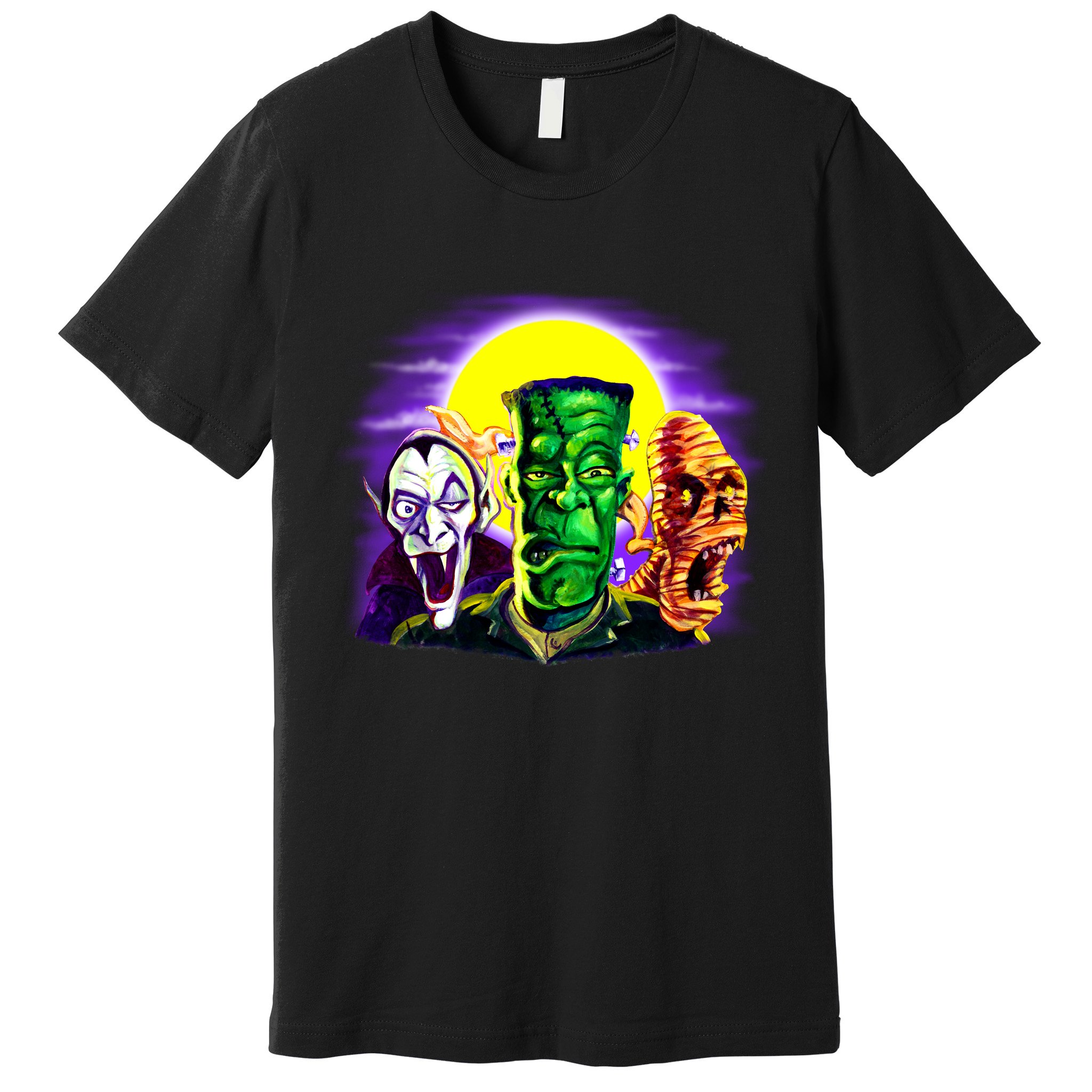 Frankenstein Halloween Monsters Premium T-Shirt