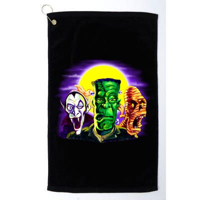 Frankenstein Halloween Monsters Golf Towel