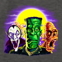Frankenstein Halloween Monsters Vector Backpack