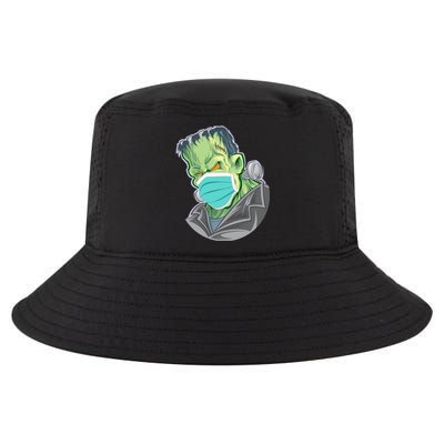 Frankenstein Pandemic Virus Mask Cool Comfort Performance Bucket Hat