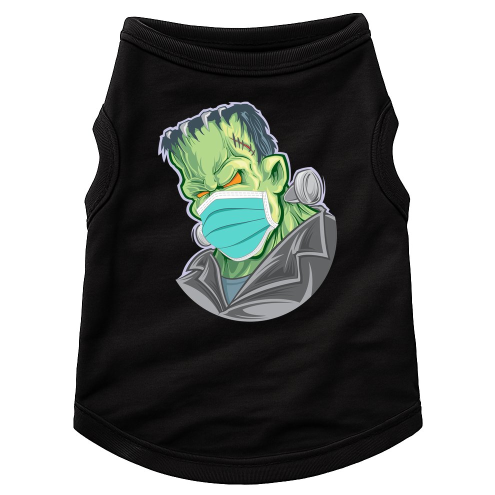 Frankenstein Pandemic Virus Mask Doggie Tank