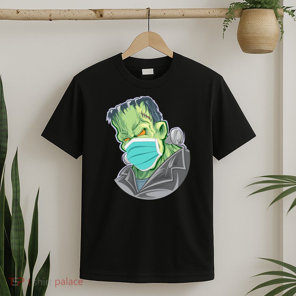 Frankenstein Pandemic Virus Mask T-Shirt
