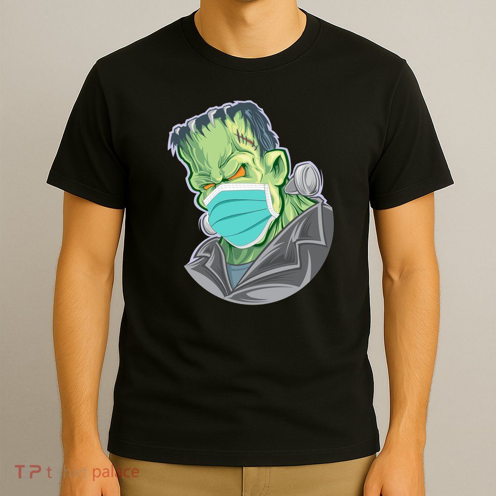 Frankenstein Pandemic Virus Mask T-Shirt