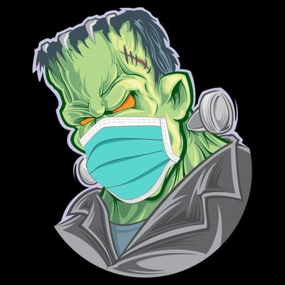 Frankenstein Pandemic Virus Mask T-Shirt