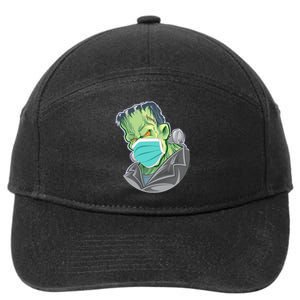 Frankenstein Pandemic Virus Mask 7-Panel Snapback Hat