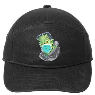 Frankenstein Pandemic Virus Mask 7-Panel Snapback Hat