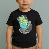 Frankenstein Pandemic Virus Mask Toddler T-Shirt