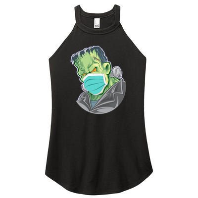 Frankenstein Pandemic Virus Mask Women's Perfect Tri Rocker Tank