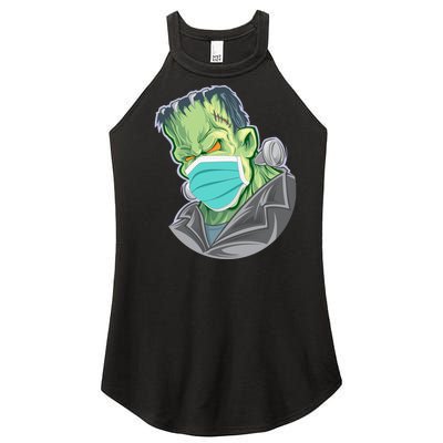 Frankenstein Pandemic Virus Mask Women’s Perfect Tri Rocker Tank