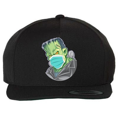 Frankenstein Pandemic Virus Mask Wool Snapback Cap