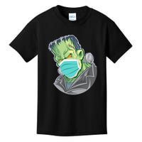 Frankenstein Pandemic Virus Mask Kids T-Shirt