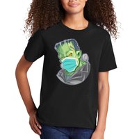 Frankenstein Pandemic Virus Mask Kids T-Shirt