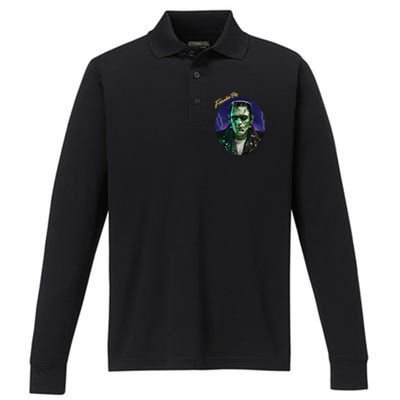 Frankie Boy Larry Grossman Performance Long Sleeve Polo