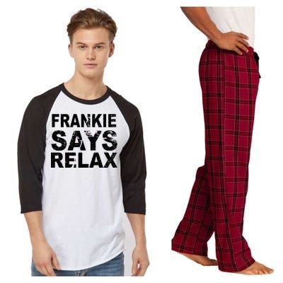 Frankie Says Relax Raglan Sleeve Pajama Set