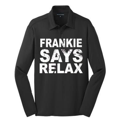 Frankie Says Relax Silk Touch Performance Long Sleeve Polo