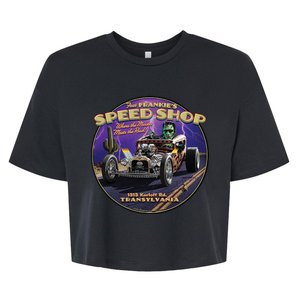 Frankie's Speed Shop Larry Grossman Bella+Canvas Jersey Crop Tee