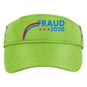 Fraud 2020 Election Pro Trump Adult Drive Performance Visor