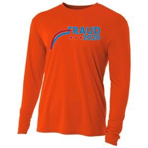 Fraud 2020 Election Pro Trump Cooling Performance Long Sleeve Crew