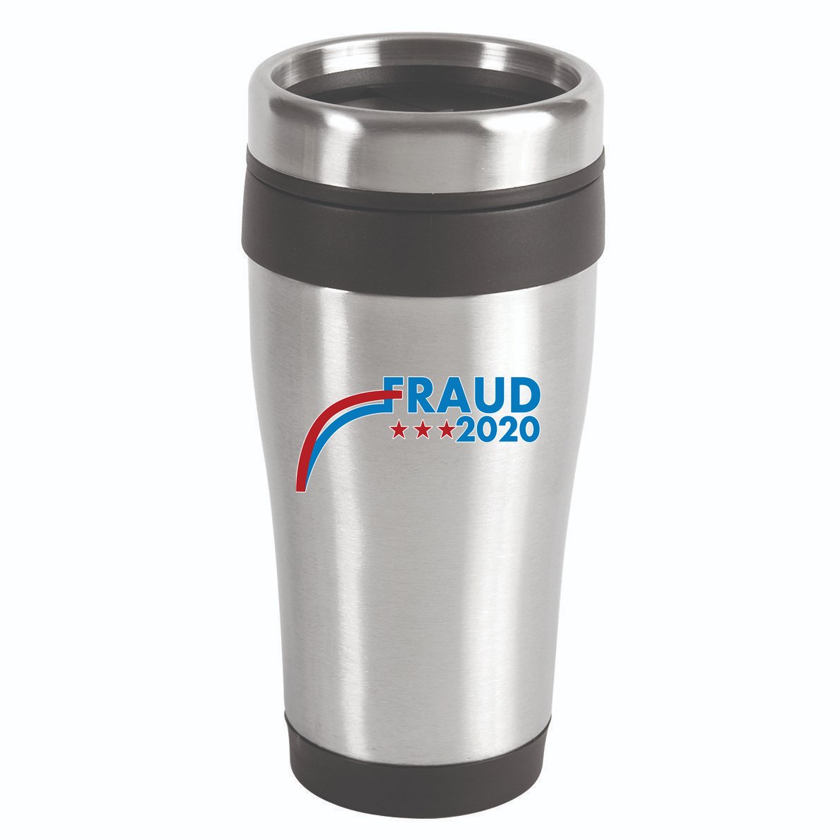 Fraud 2020 Election Pro Trump 16oz Travel Tumbler