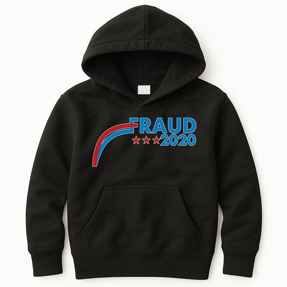 Fraud 2020 Election Pro Trump Kids Hoodie