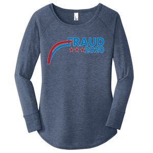 Fraud 2020 Election Pro Trump Women's Perfect Tri Tunic Long Sleeve Shirt