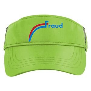 Fraud 2020 Election Voter Fraud Pro Trump Adult Drive Performance Visor