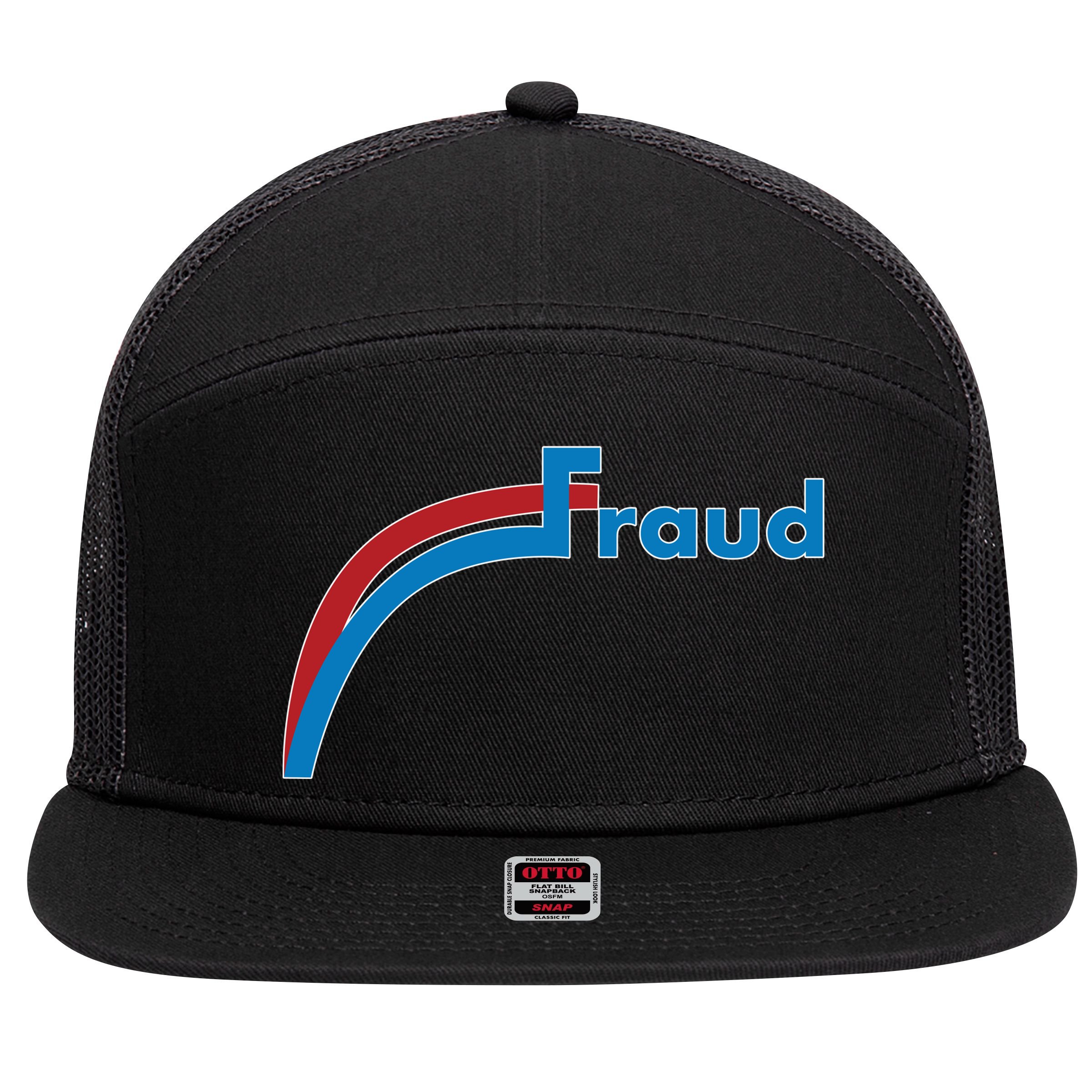 Fraud 2020 Election Voter Fraud Pro Trump 7 Panel Mesh Trucker Snapback Hat