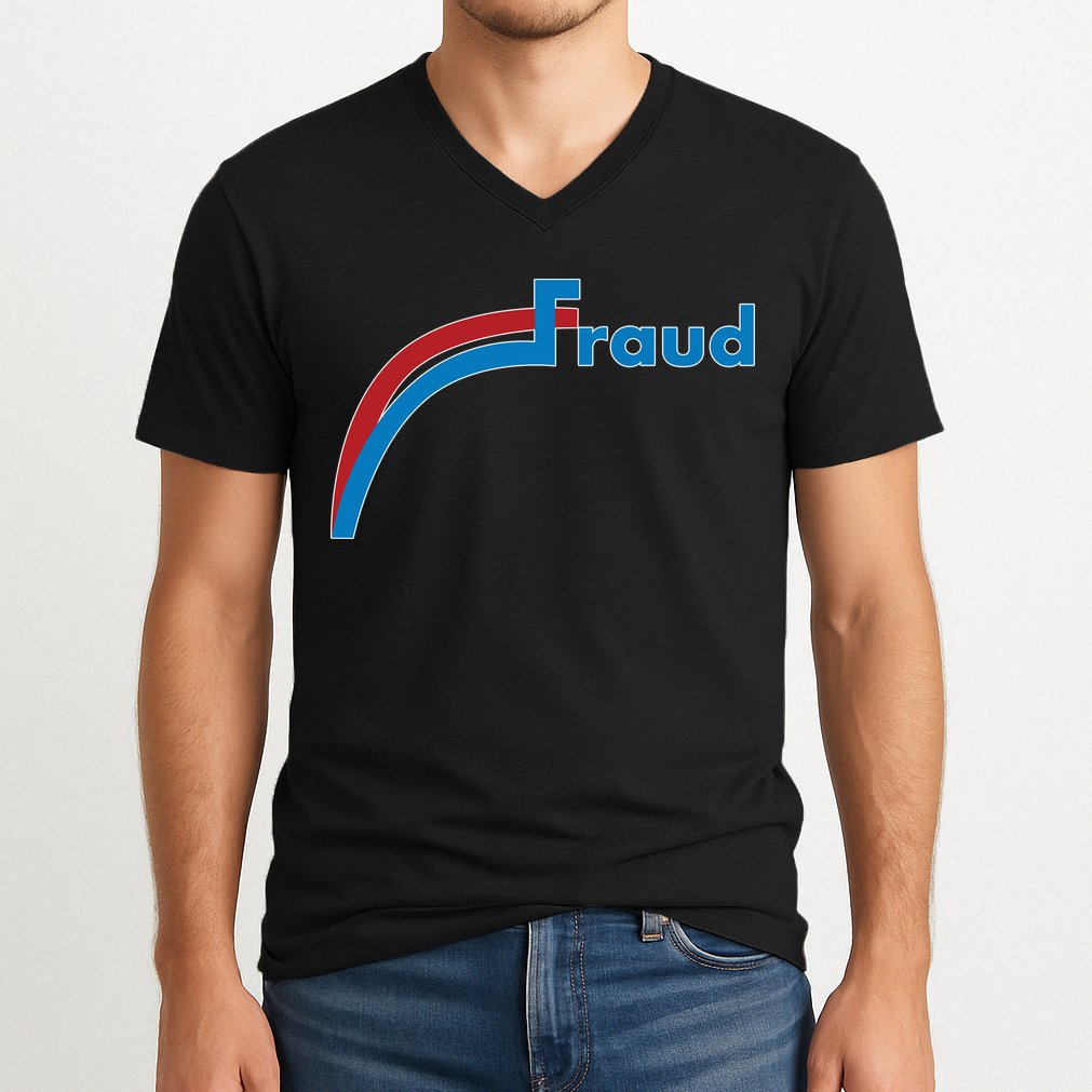 Fraud 2020 Election Voter Fraud Pro Trump V-Neck T-Shirt