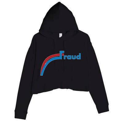 Fraud 2020 Election Voter Fraud Pro Trump Crop Fleece Hoodie