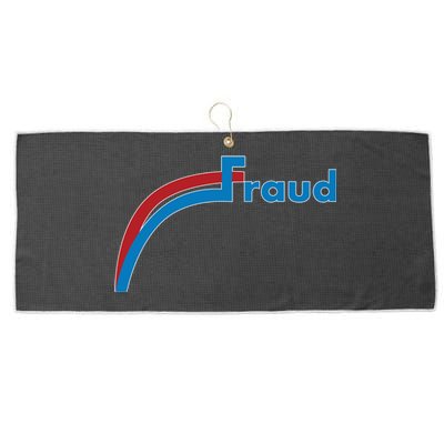 Fraud 2020 Election Voter Fraud Pro Trump Large Microfiber Waffle Golf Towel