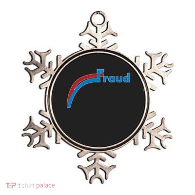 Fraud 2020 Election Voter Fraud Pro Trump Metallic Star Ornament