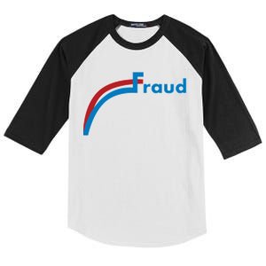 Fraud 2020 Election Voter Fraud Pro Trump Kids Colorblock Raglan Jersey