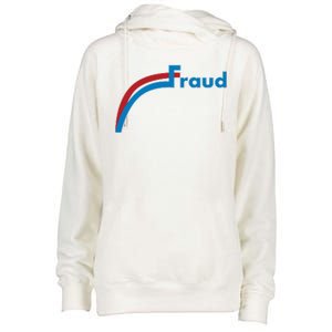 Fraud 2020 Election Voter Fraud Pro Trump Womens Funnel Neck Pullover Hood