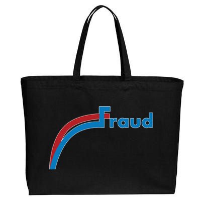 Fraud 2020 Election Voter Fraud Pro Trump Cotton Canvas Jumbo Tote