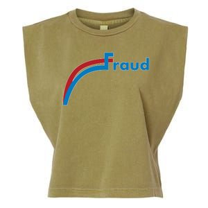 Fraud 2020 Election Voter Fraud Pro Trump Garment-Dyed Women's Muscle Tee