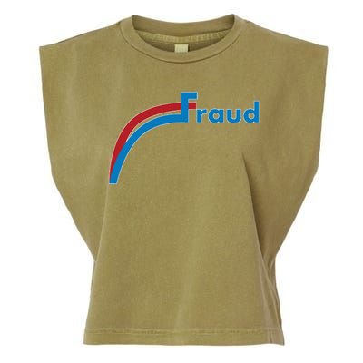 Fraud 2020 Election Voter Fraud Pro Trump Garment-Dyed Women's Muscle Tee