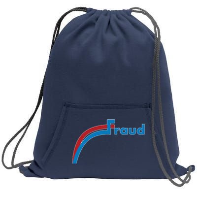 Fraud 2020 Election Voter Fraud Pro Trump Sweatshirt Cinch Pack Bag