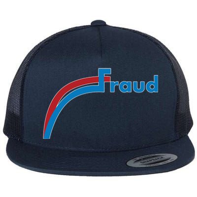 Fraud 2020 Election Voter Fraud Pro Trump Flat Bill Trucker Hat