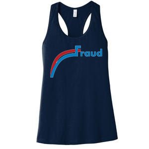 Fraud 2020 Election Voter Fraud Pro Trump Women's Racerback Tank