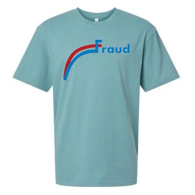 Fraud 2020 Election Voter Fraud Pro Trump Sueded Cloud Jersey T-Shirt