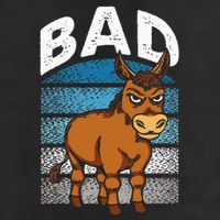 Funny Retro Bad Ass Angry Donkey Cool Comfort Performance Bucket Hat