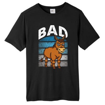 Funny Retro Bad Ass Angry Donkey Tall Fusion ChromaSoft Performance T-Shirt