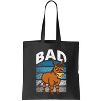 Funny Retro Bad Ass Angry Donkey Bag