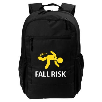 Fall Risk Balance Issues Funny Fall Risk Daily Commute Backpack